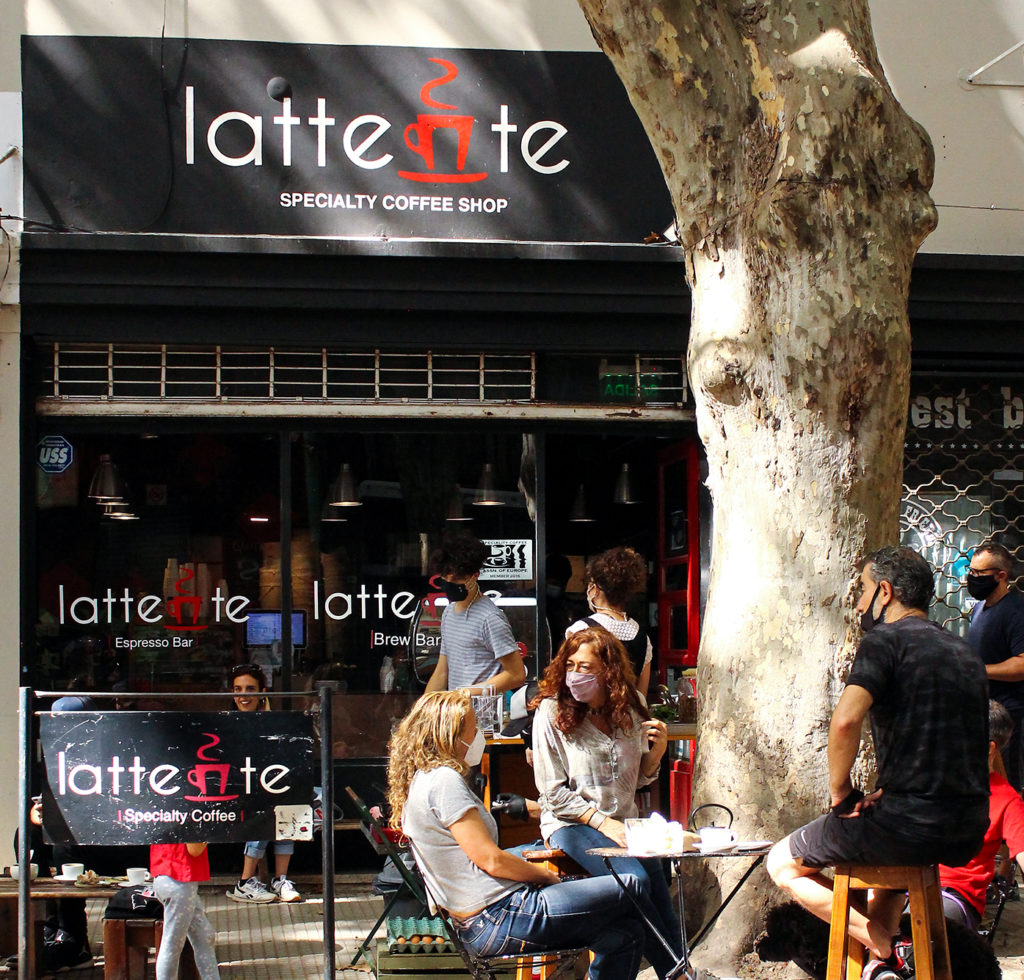 Cafe Lattente in buenos aires